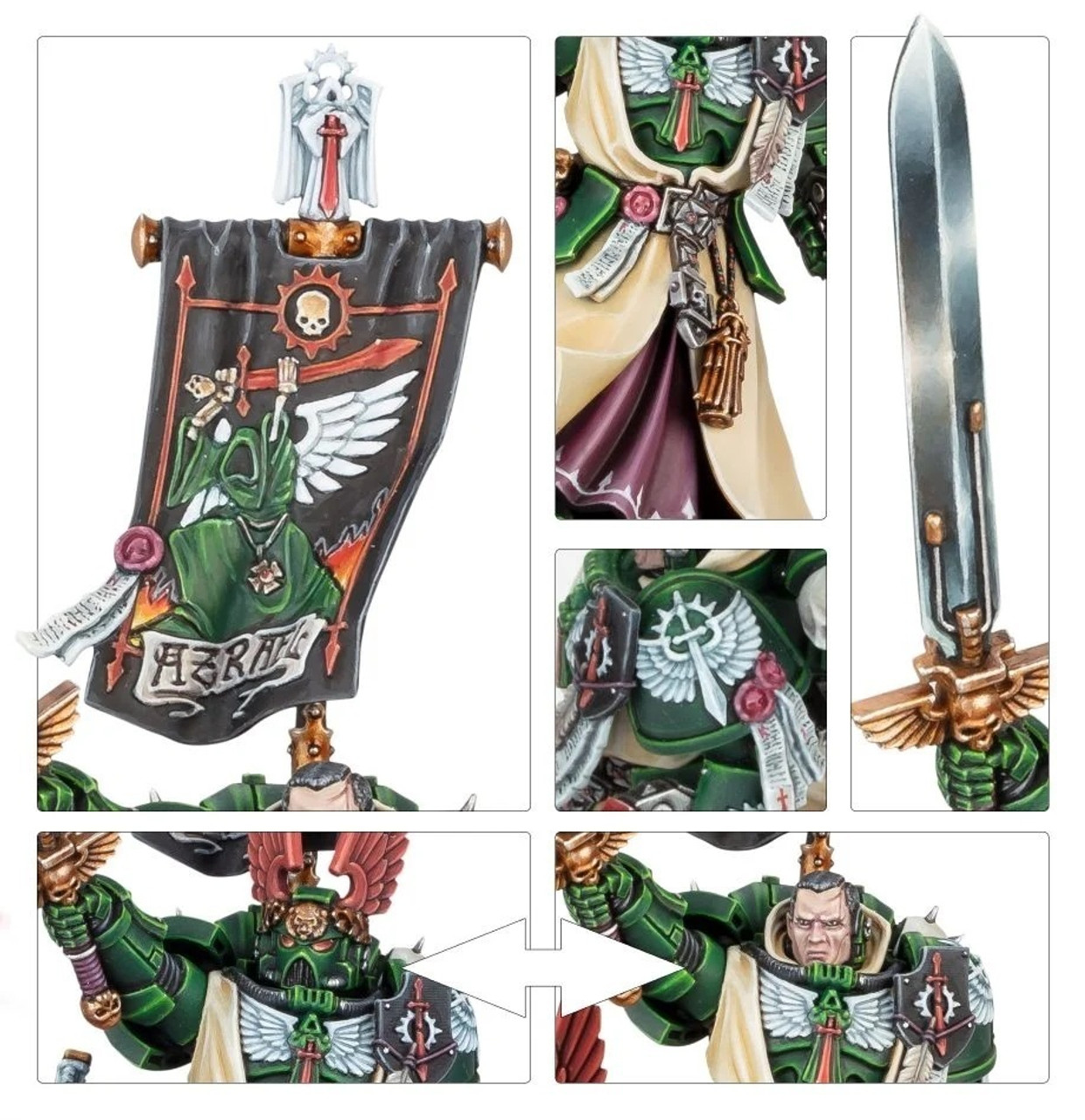 44-18 DARK ANGELS AZRAEL  WH40K 44-18 DARK ANGELS AZRAEL  WH40K