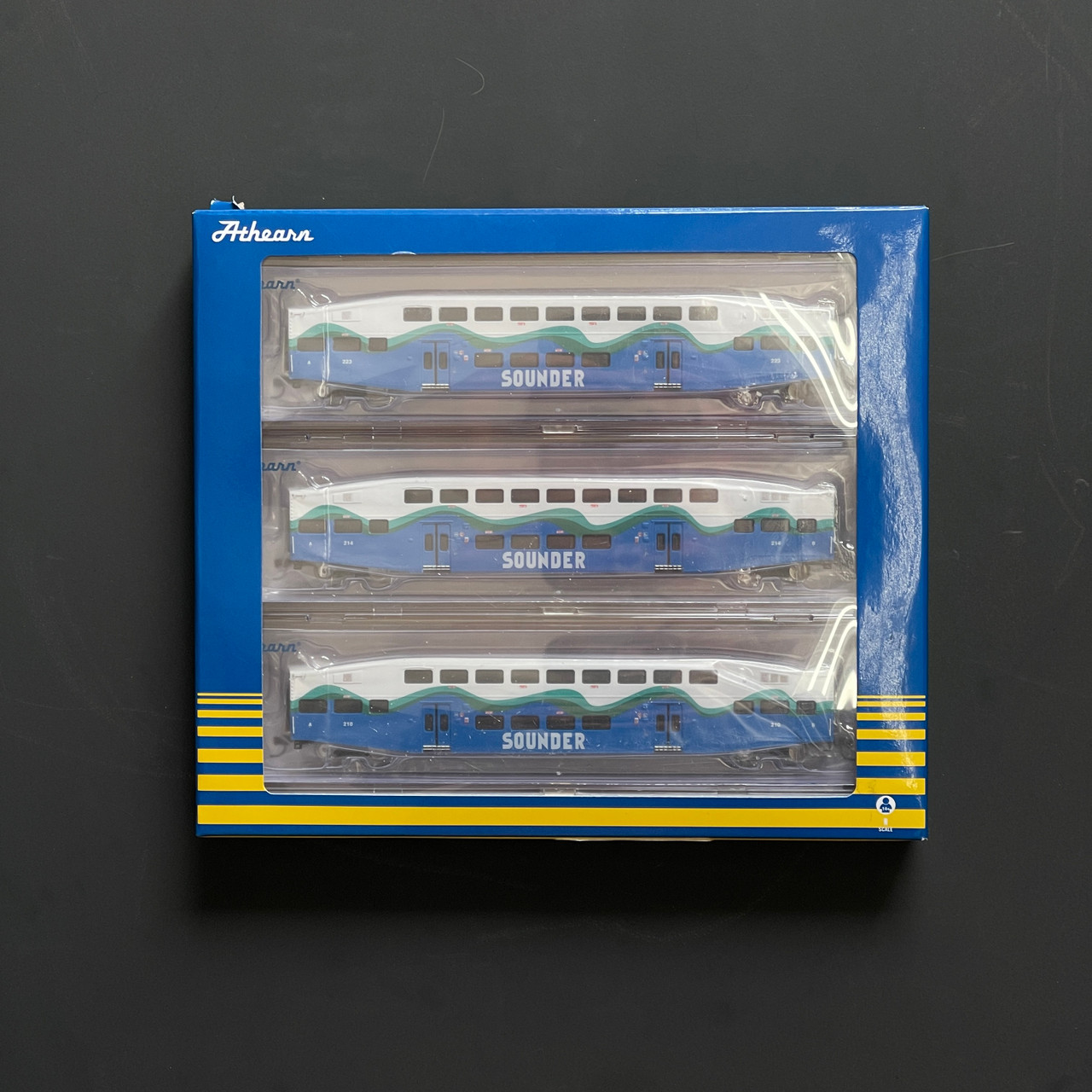 ATH28590 N Bombardier Coach, SDRX #210/214/223