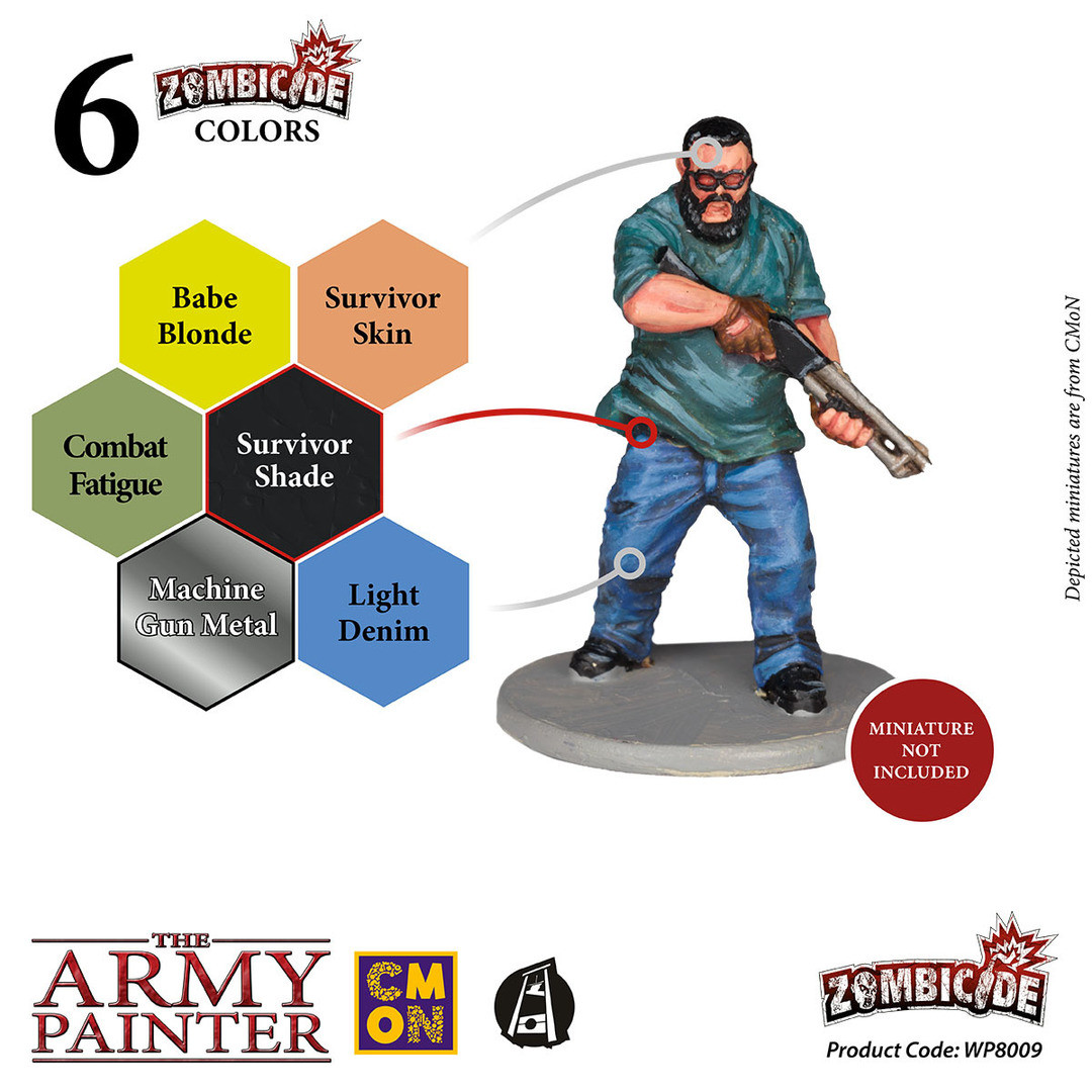 ARMWP8009  Zombicide  Survivor Paint Set