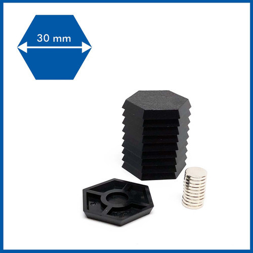 30HM10 HEX 30mm w/ Magnet (10 Unit)