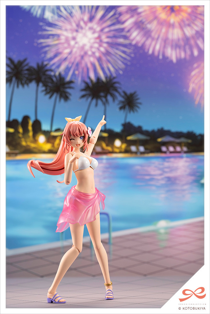 Kotobukiya JK045 Ritsuka Saiki Swimsuit Innocent Broom 1/10 Plastic Model 4934054053957