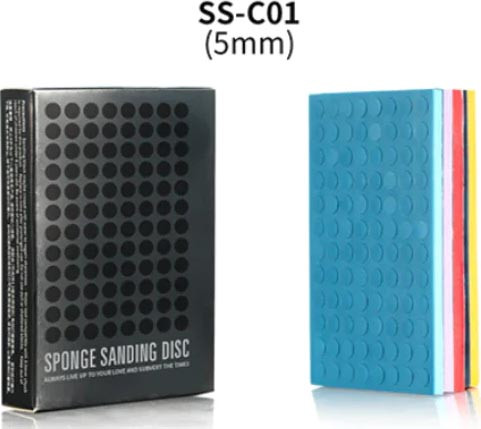 DSP-SS-C01-800 Dspiae Self Adhesive Sponge Sanding Disc 5mm 800 Grit