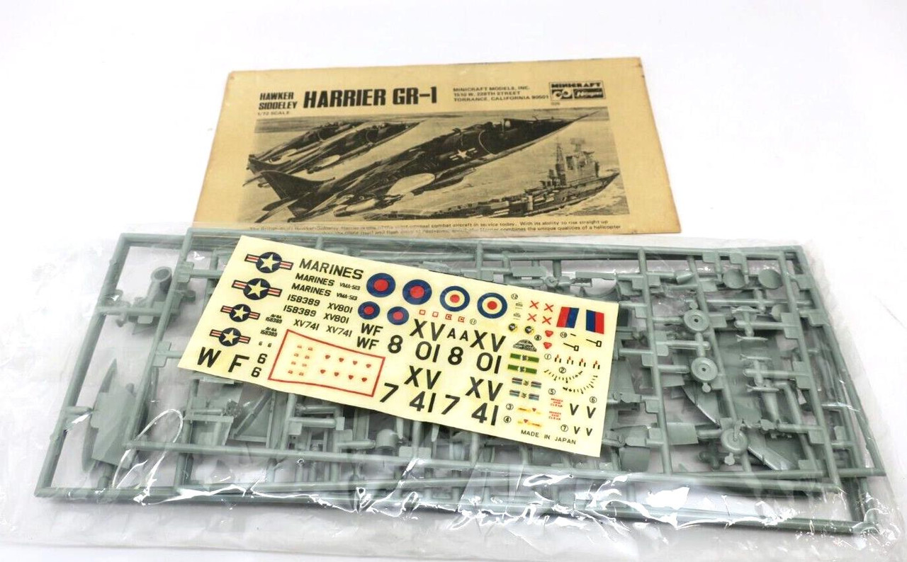 HSGC006 Hasegawa HAWKER SIDNEY HARRIER 1/72 Model Kit C006