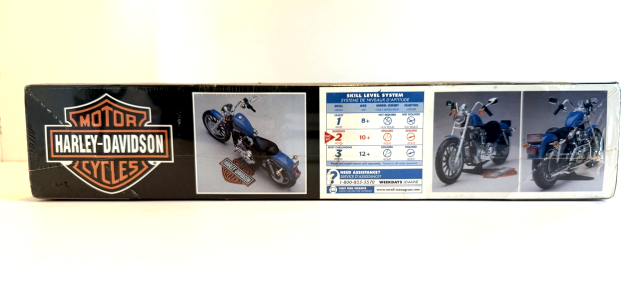 RMX857311 Vintage Harley Davidson XLH Sportster 883 Revell 1/8 Model Kit # 85-7311