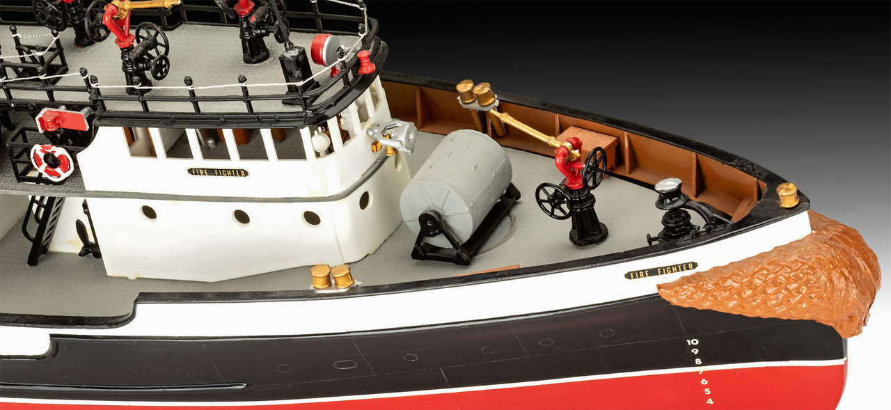 RMX Collection Damage Box /missing Parts H REVELL H-5200 THE FIREFIGHTER HARBOR FIRE BOAT