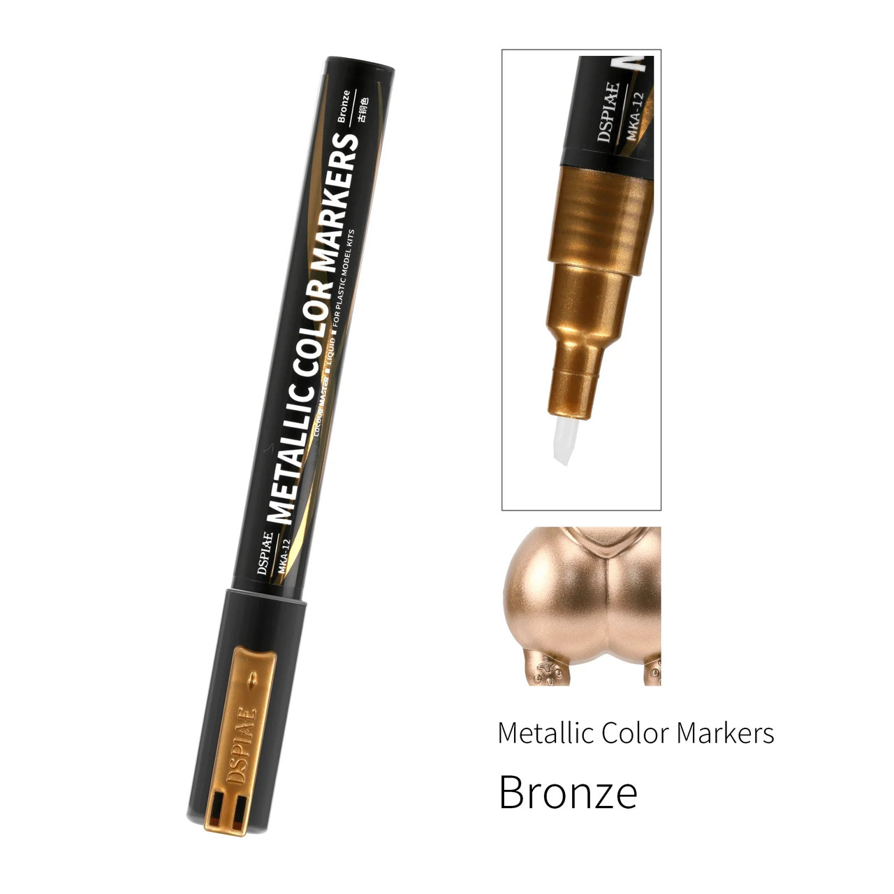 DSP-MKA-12 Super Metallic Color Markers - Bronze