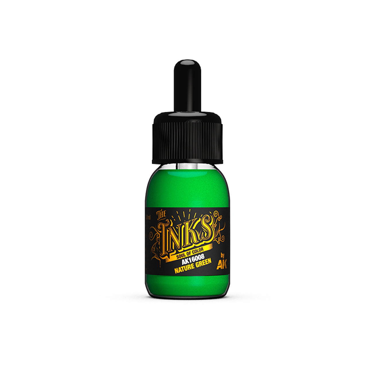 AKI16008  The INKS Nature Green 30 ml at MRS Hobby Shop, Sandy Utah, 84070