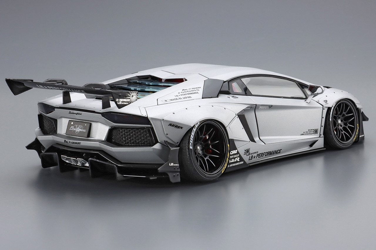 Aoshima 1/24 LB-Works Lamborghini Aventador Limited Edition Ver.1 at MRS Hobby Shop Sandy Utah