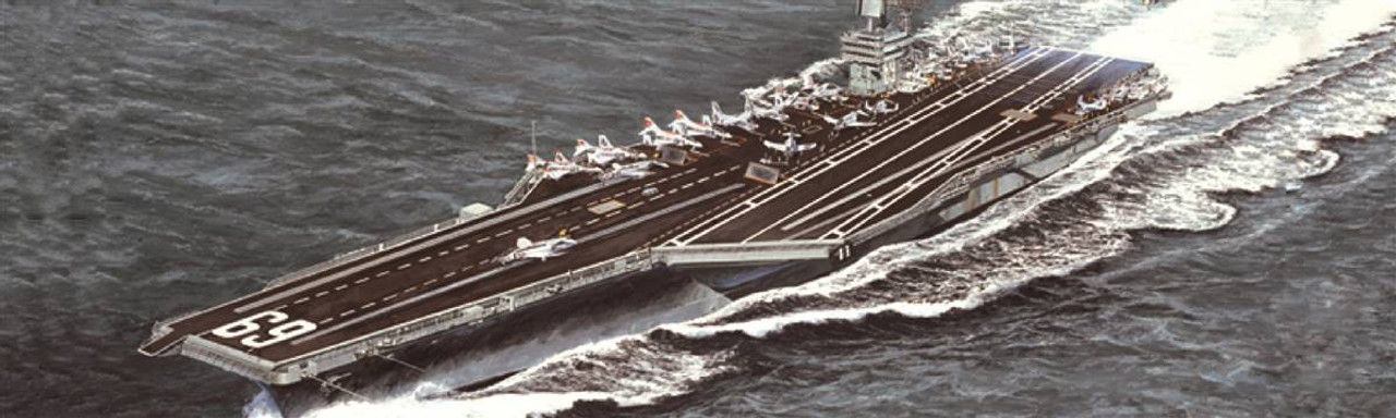 TRUMPETER 705753 1/700 Dwight D.Eisenhower CVN-69 1978