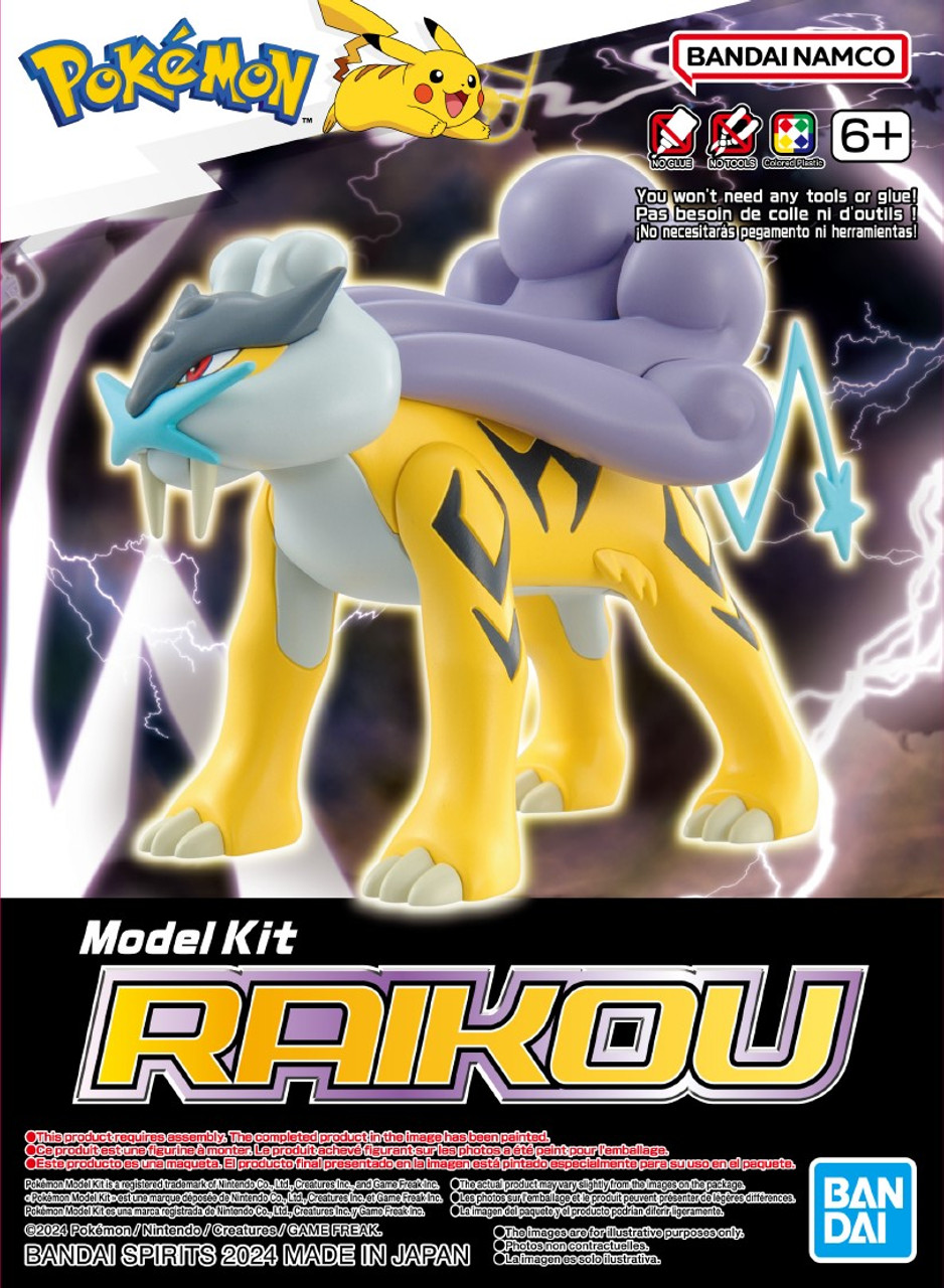 Bandai 2730237 Pokemon Model Kit Monster Raikou