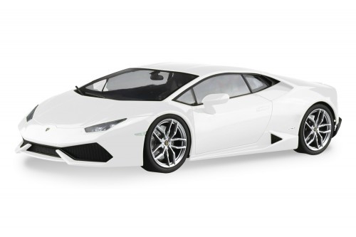 Aoshima 1/24 Pre-Painted '14 Lamborghini Huracán No.4-B White Car kits AOS-06643