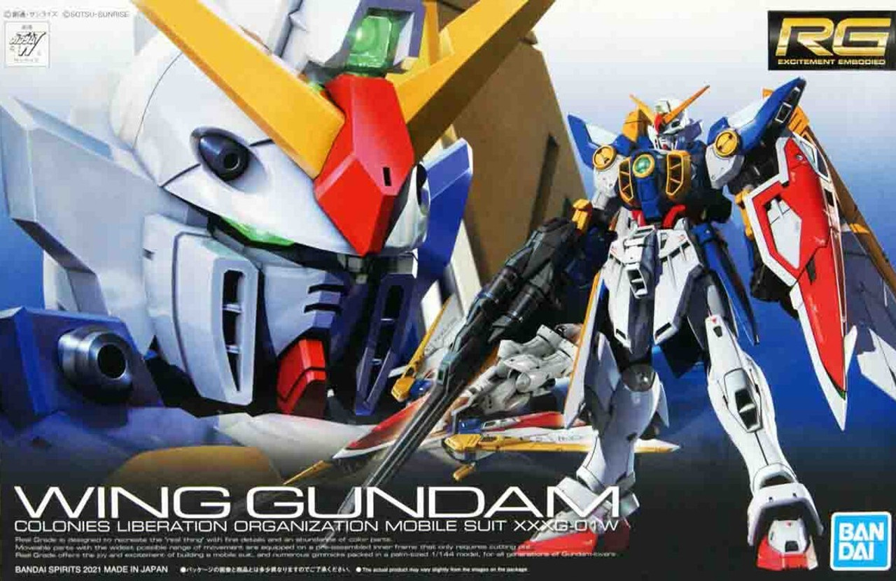 BAN2558575 Bandai Spirits Hobby RG 1/144 #35 Wing Gundam 'Mobile Suit Gundam Wing'