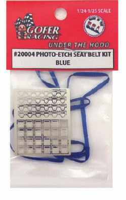 20004 Photo-Etch Blue Seatbelt  1/24-1/25