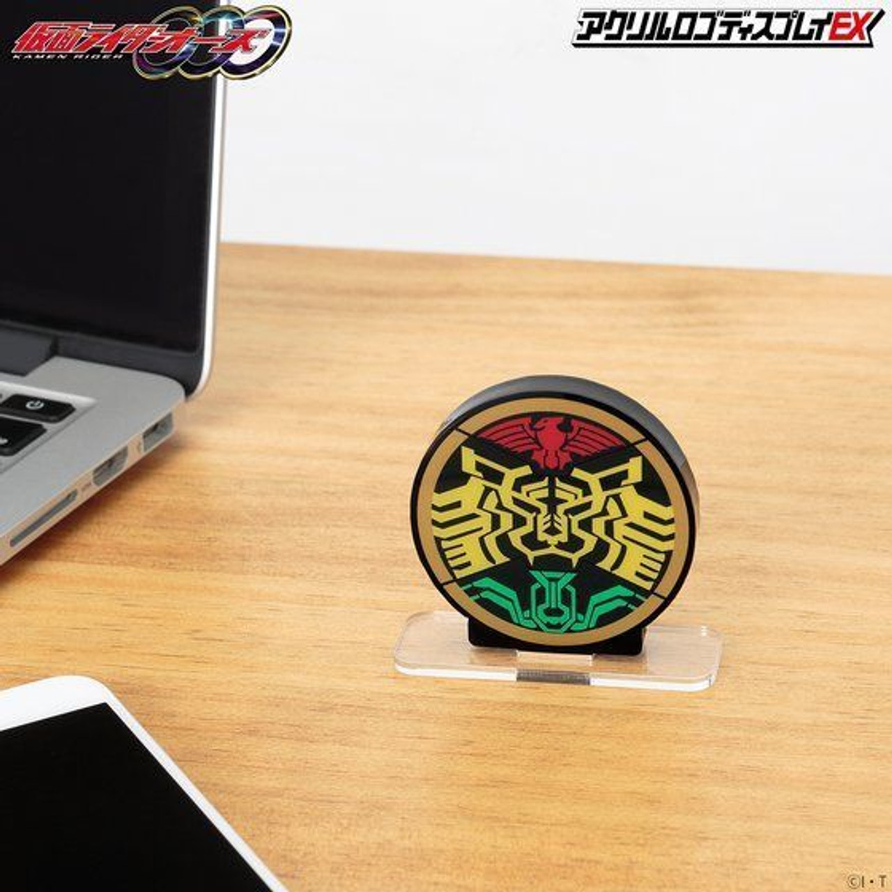 66997 OOO TaToBa Mark "Kamen Rider", Bandai Logo Display