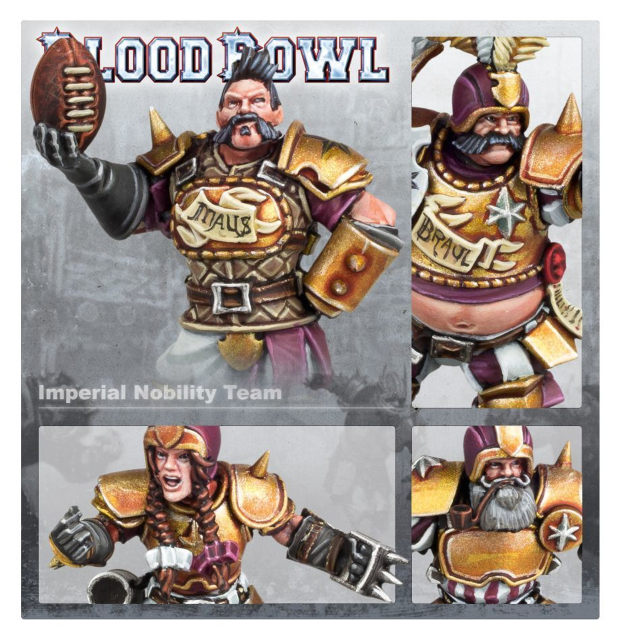 202-13 BLOOD BOWL: Imperial Nobility Blood Bowl Team: The Bögenhafen Barons 202-13 BLOOD BOWL: Imperial Nobility Blood Bowl Team: The Bögenhafen Barons