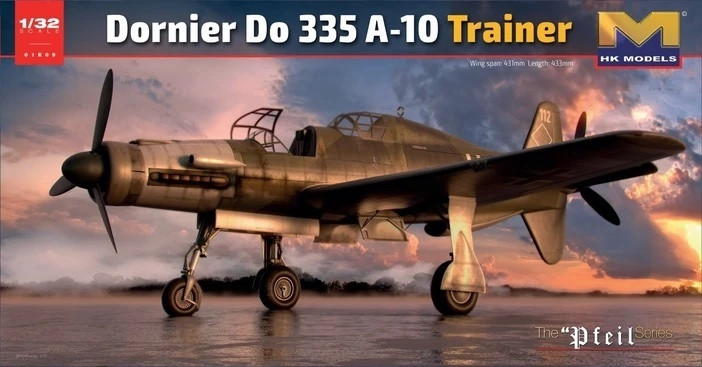 HKM01E09 Dornier Do-335 A-10 Trainer 1/32