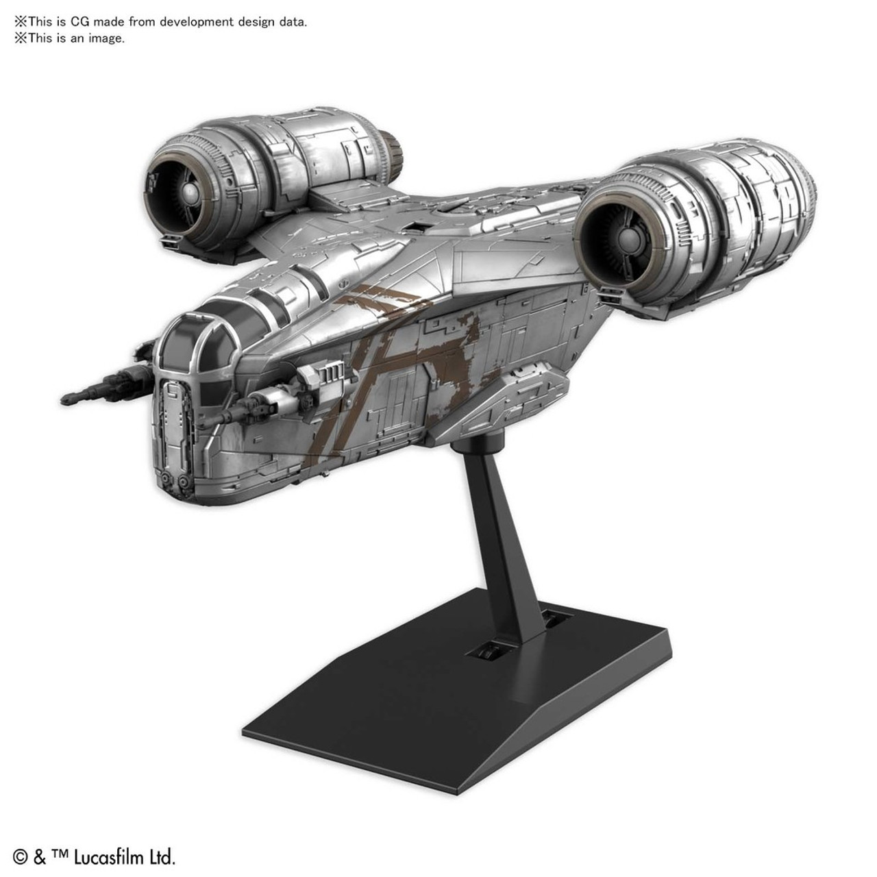 BAN2557092 Bandai Spirits Vehicle Model Razor Crest (Silver Coating Ver.) 'The Mandalorian'