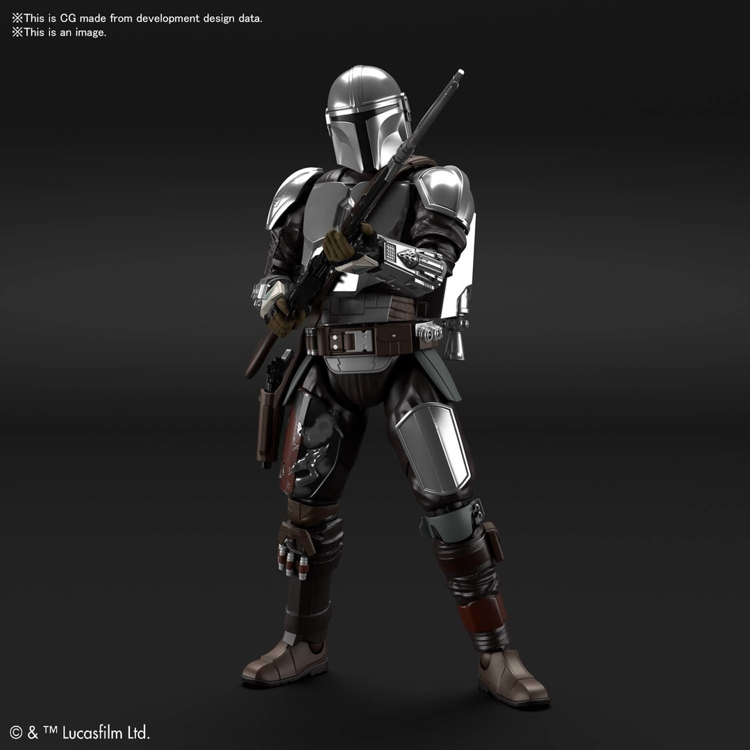 BAN2557094 Bandai 1/12 The Mandalorian (Beskar Armor) Silver Coating Ver.