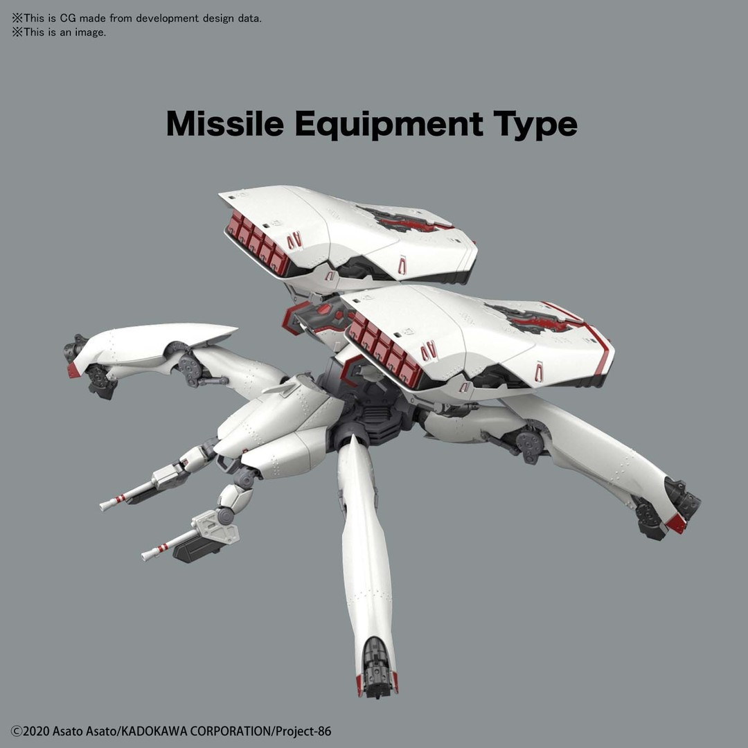 2597343 Reginleif (Long Barrel Type/Missile Type) "86", Bandai Spirits Hobby HG 1/48