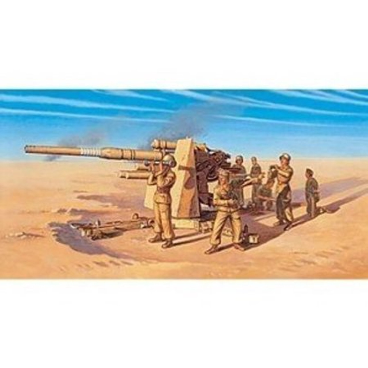 7512 1/72 8.8cm Flak 37 Gun W/crew 1