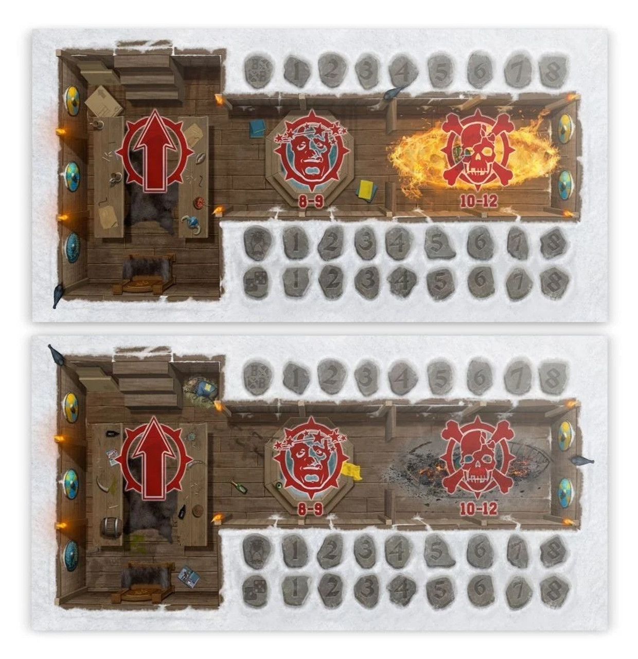 GW202-23 BLOOD BOWL: NORSE PITCH & DUGOUTS GW202-23 BLOOD BOWL: NORSE PITCH & DUGOUTS