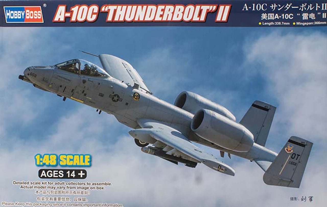 Hobby Boss 1/48 A-10C Thunderbolt II Kit 81796 Hobby Boss 1/48 A-10C Thunderbolt II Kit 81796