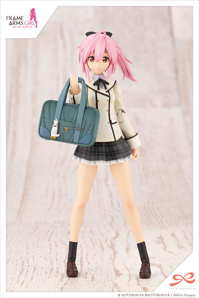 KBYJK005 Sousai Shojo Teien Series Ao Gennai Wakaba Girls’ High School Winter Clothes Dreaming Style Happy Monochrome, 1/10 Figure Kit
