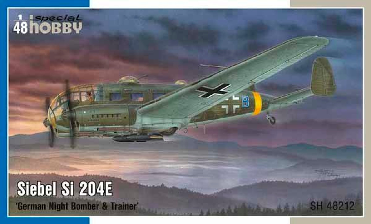 48212 Siebel Si.204E German Night Bomber & Trainer 1/48