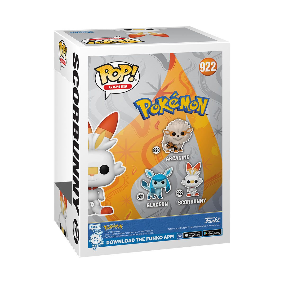 FU62271 Pokemon Scorbunny Pop! Vinyl Figure
