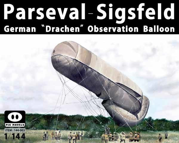 PIG14403 Parseval-Sigsfeld 'Drachen' Observation Balloon (ww 1)