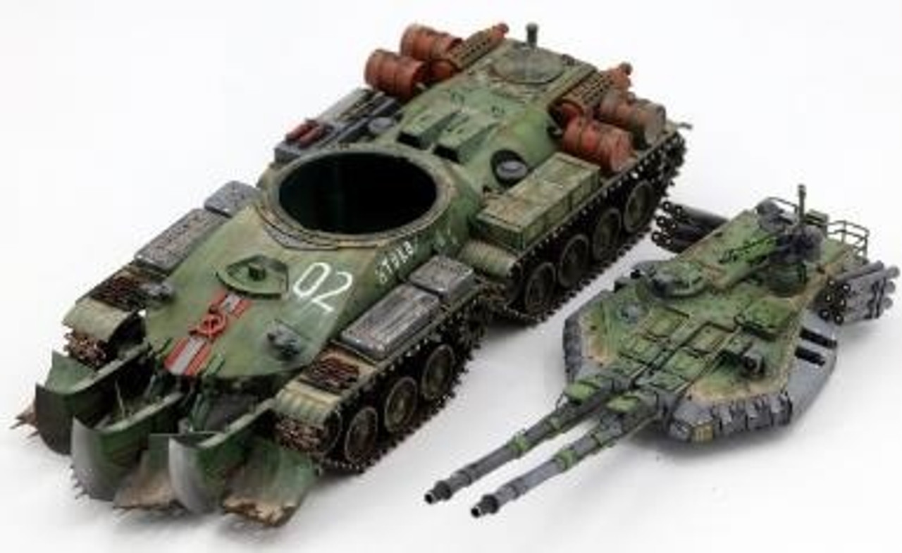 BDM-BC1 1/35 Apocalypse Soviet Super Heavy Tank w/Lights & Accessories (Snap Molded in Color) (New Tool)