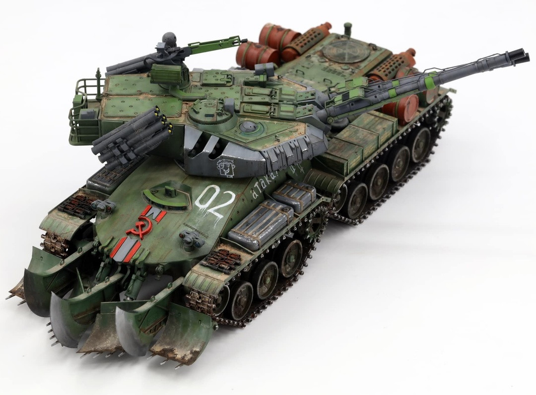 BDM-BC1 1/35 Apocalypse Soviet Super Heavy Tank w/Lights