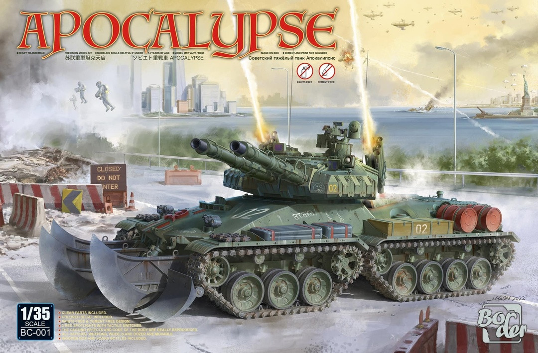 BDM-BC1 1/35 Apocalypse Soviet Super Heavy Tank w/Lights
