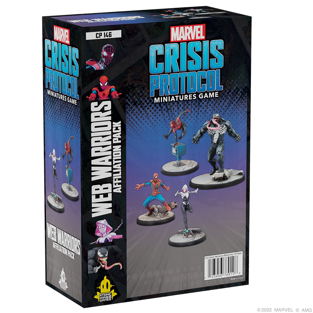 CP146EN MARVEL: CRISIS PROTOCOL - WEB WARRIORS AFFILIATION PACK