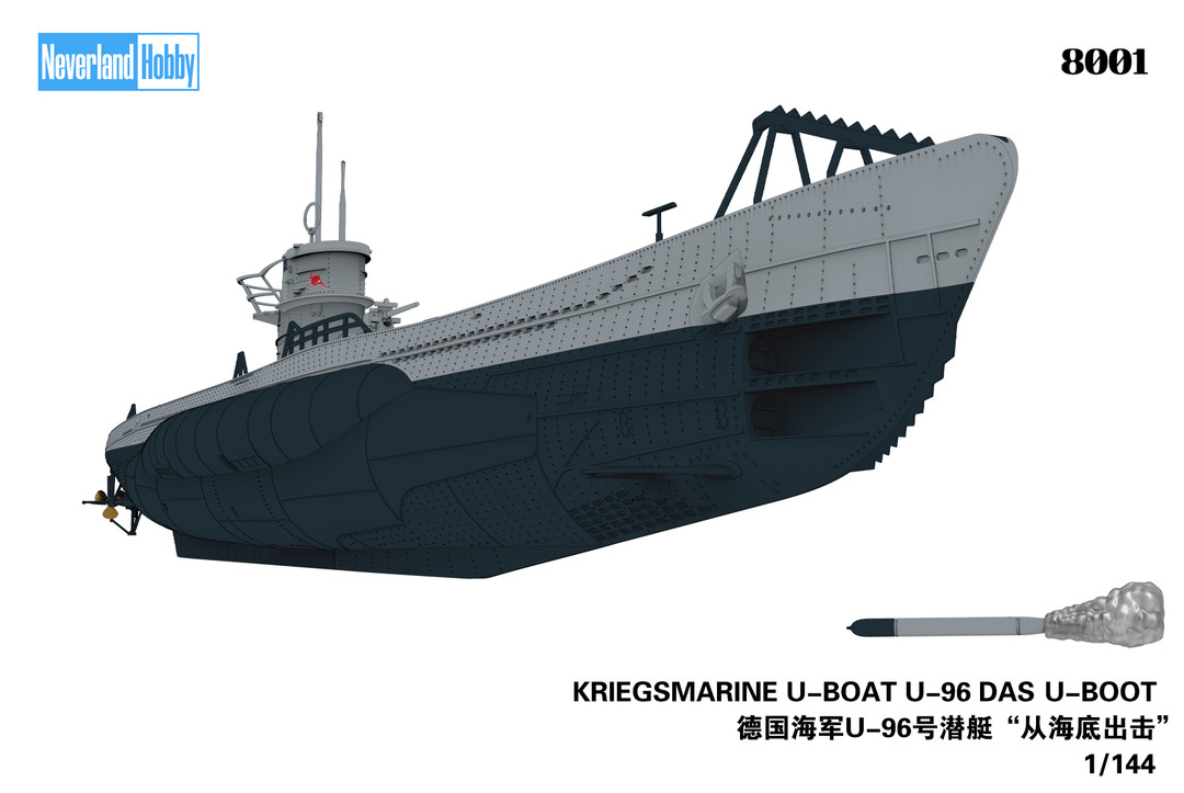 U-96  U-96 U-Boat Kriegsmarine NLH8001 ① sp ヴァイスシュヴァルツ