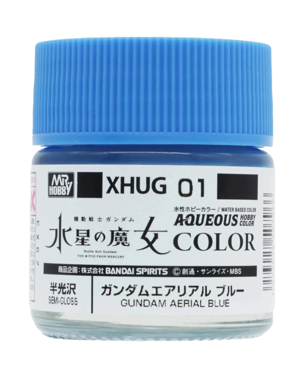 GNZXHUG01 Gundam Aerial Blue 10ml Aqueous