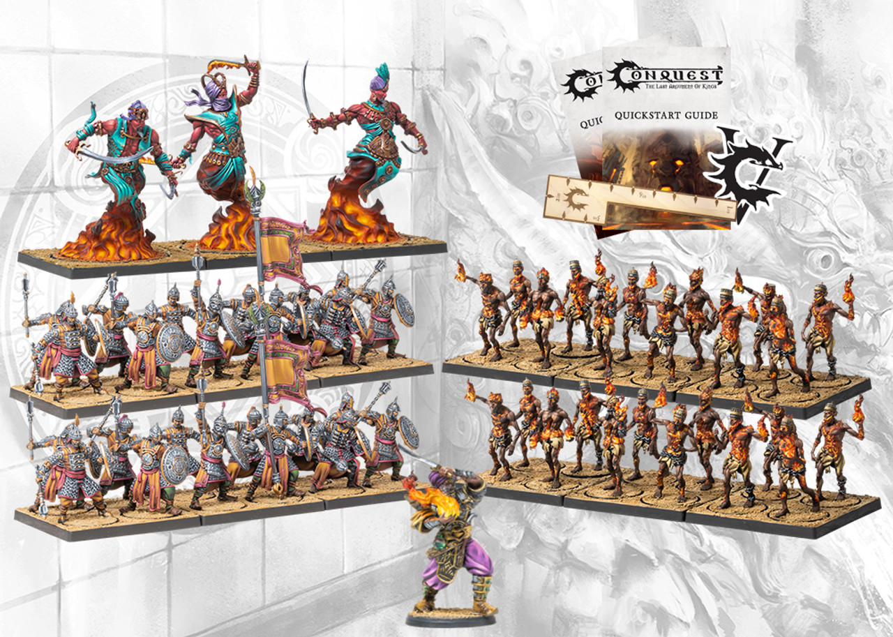 CONQ17152 Conquest, Sorcerer Kings - Conquest 5th Anniversary Supercharged Starter Set (PBW6079)