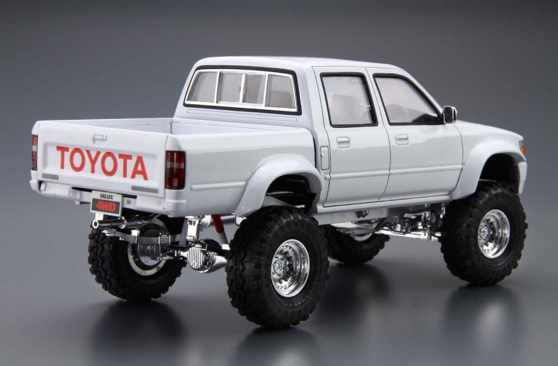 AOS06131 Aoshima 1/24 Toyota LN107 Hilux Pickup Double Cab Lift Up '94