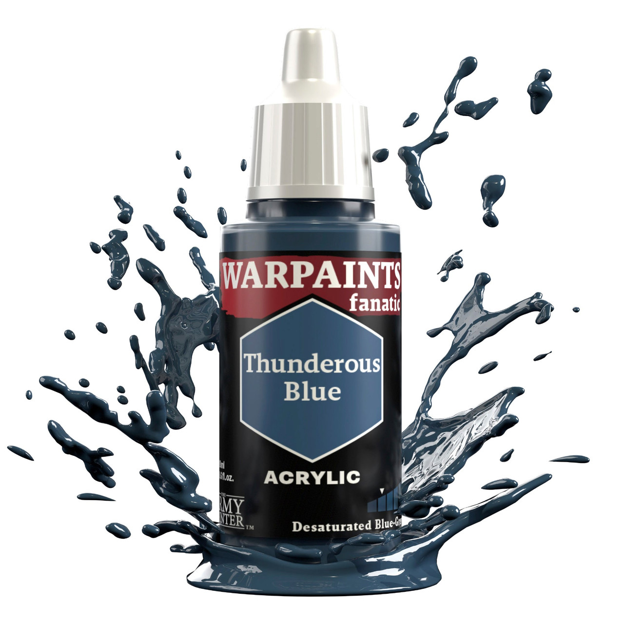 ARMWP3014 Army Painter Warpaints Fanatic Acrylic, Thunderous Blue