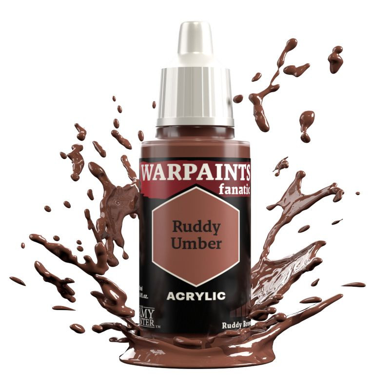 ARMWP3113 Army Painter Warpaints Fanatic Acrylic, Ruddy Umber