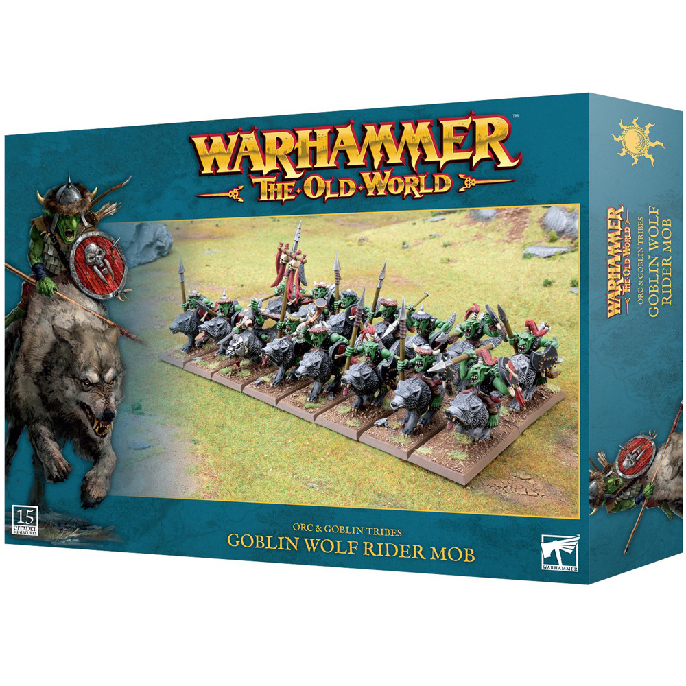 GW09-09 Orc & Goblin Tribes:  Goblin Wolf Rider Mob - Plastic Box