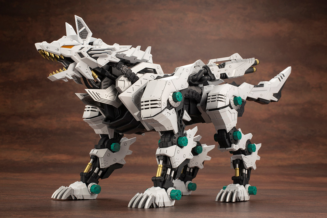 This is a ZD112 Kotobukiya 1/72 Zoids RZ-053 Konig Wolf, Action Figure Kit