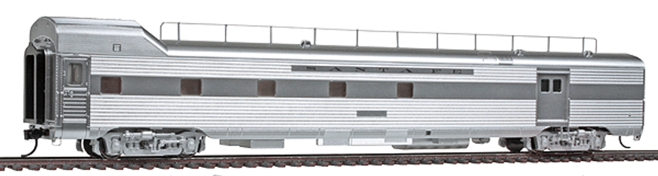 WKI9750 Collection HO Santa Fe 1956 El Capitan 85' Pullman-Standard Baggage-Dorm Transition -- Santa Fe #3477-3479 (Plated Finish) 932-9750