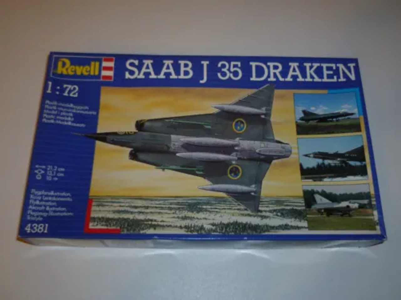 RVL04381 Collection Revell Saab J35 Draken 1/72