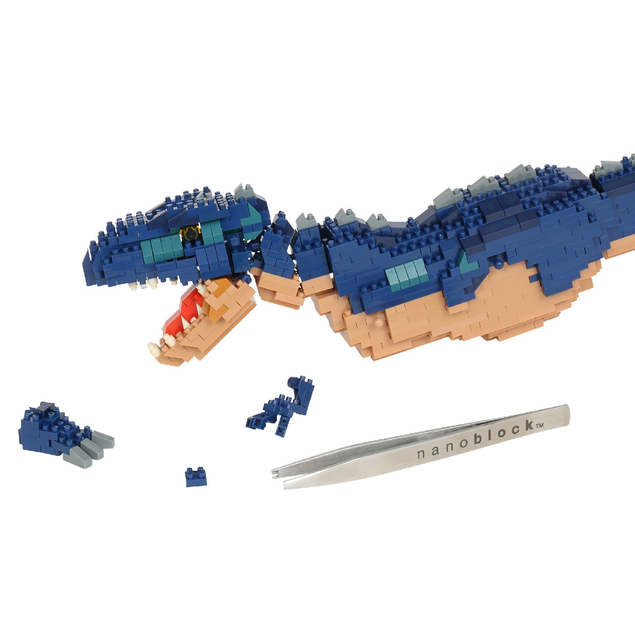 NAN22386 Nanoblock Advanced Hobby Series Dinosaur Deluxe Edition Giganotosaurus "Dinosaurs"