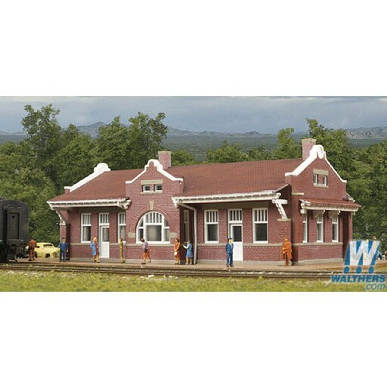 BLS78  N  Blairstown 2-Story Depot -- Kit - 4-1/2 x 1-1/2"  11.2 x 3.7cm