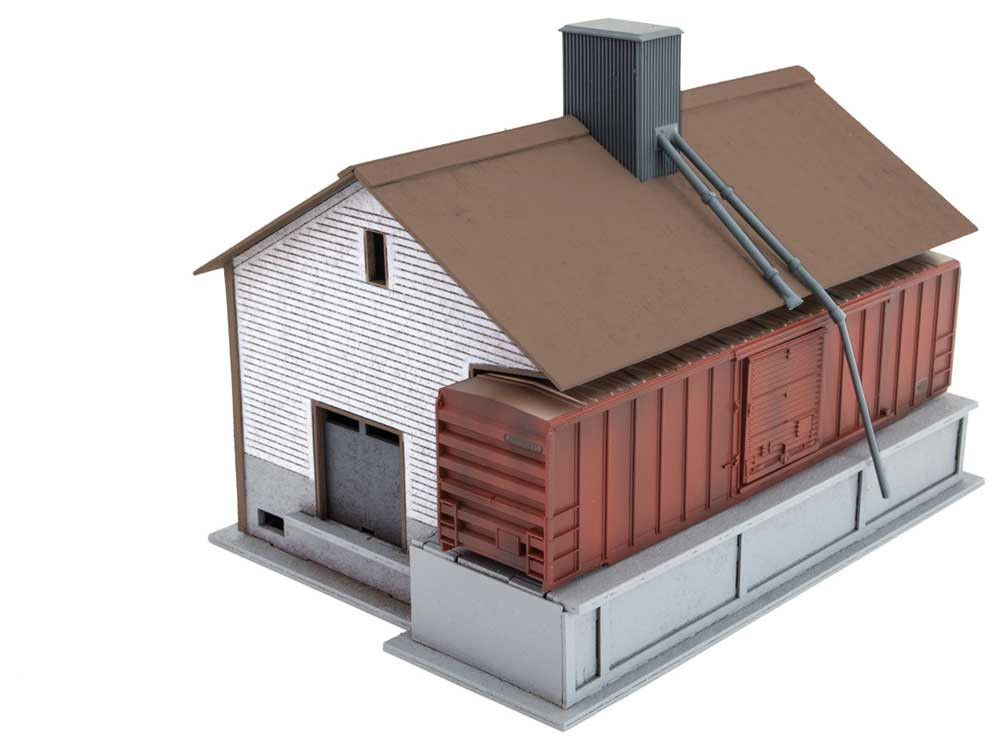 BLKGRNELV  N Scal Grain Elevator Laser Cut Kit