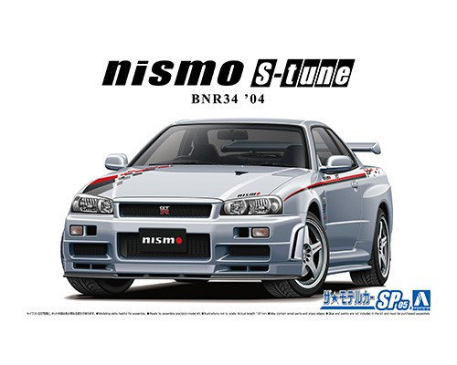 AOS06607 Aoshima 1/24 Nissan BNR34 Skyline GT-R Nismo S-TUNE '04