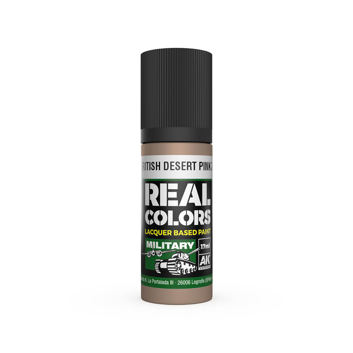 AKIRC871 AK Interactive Real Colors Bristish Desert Pink ZI 17 ml. 8435568336247