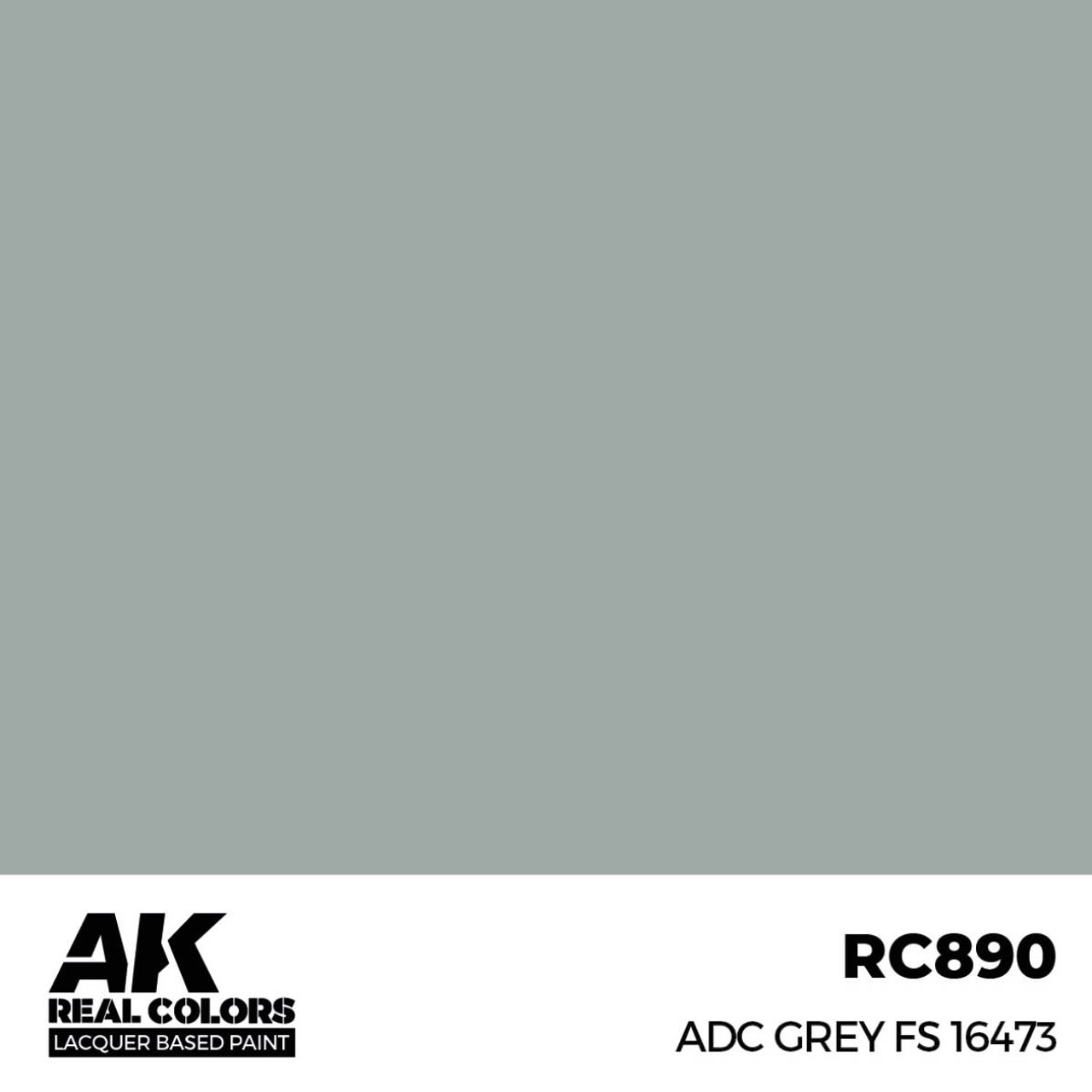 AKIRC890 AK Interactive Real Colors ADC Grey FS 16473 17 ml. at MRS Hobby Shop, Sandy Utah, 84070